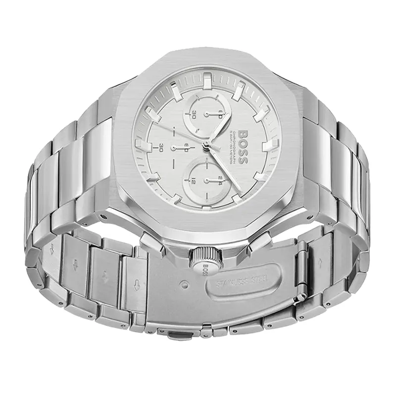 Hugo Boss Taper Chronograph Silver Dial Men's Watch- 1514087